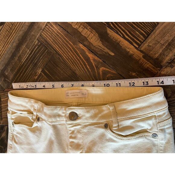 J Jill Slim Boyfriend Straight Leg Jeans Women 2 Colorful Spring Summer Loose - Picture 4 of 11